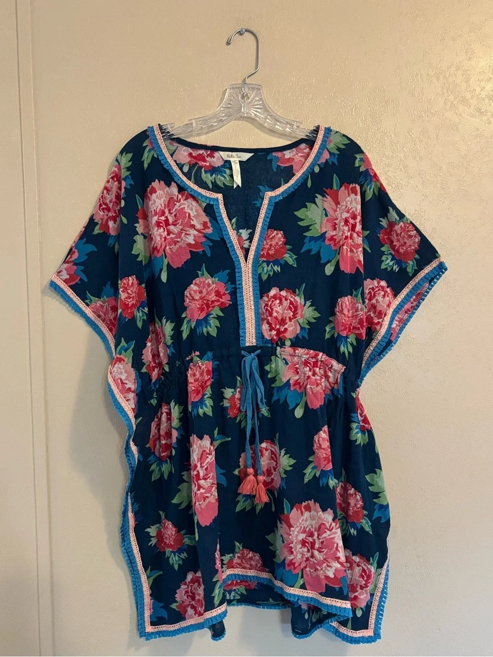 Matilda Jane Cool Shade Peony swimsuit cover-up sz M